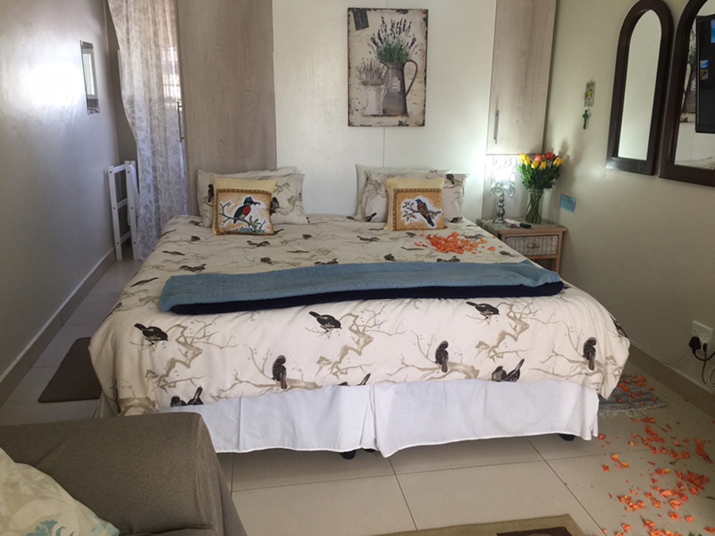 Galaxy Suite bedroom with king bed