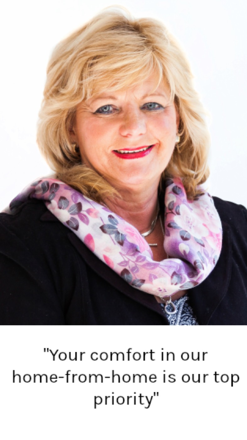 Linda Thorpe, owner and host
