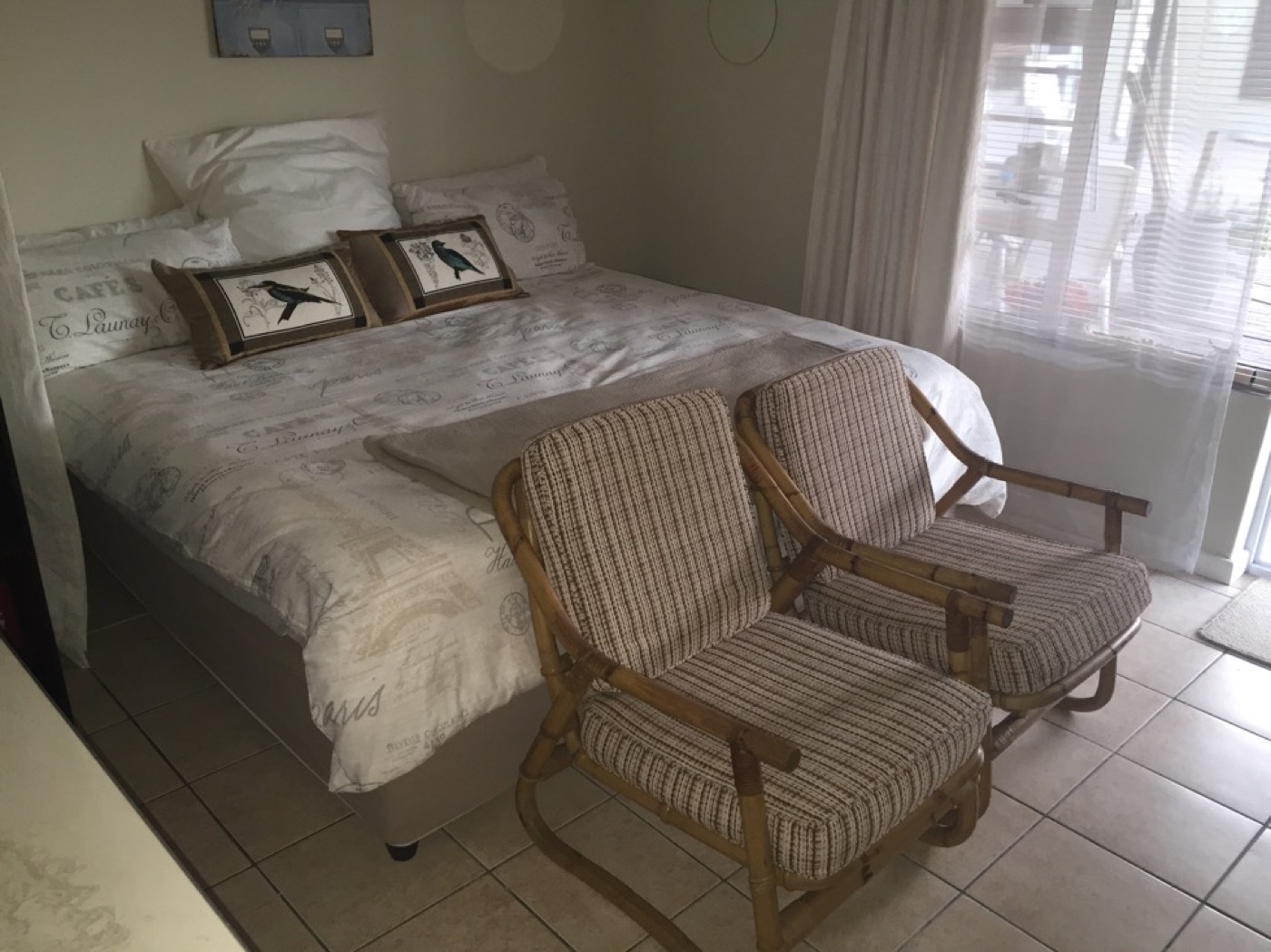 Pool Room bedroom with king bed