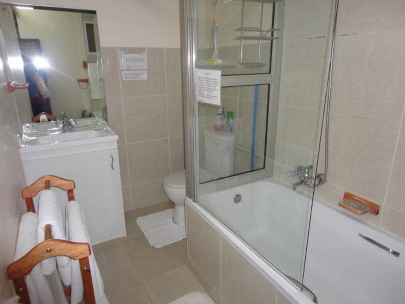 Rose Suite bathroom with shower